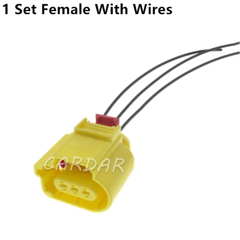 3 pines 8V0973703 8V0973803 1670588 1670591 Enchufe macho de automóvil Conector impermeable de cable de coche con toma hembra