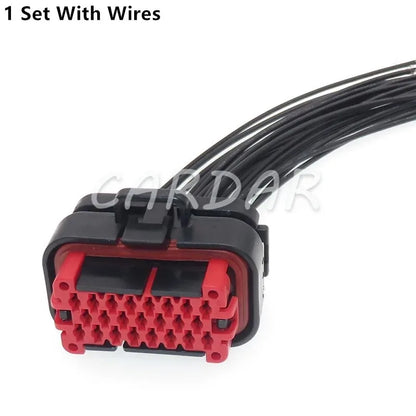 23 Pin 770680-1 776228-1 Tyco Automotive Waterproof AMP Sealed Connector With Crimp Terminals