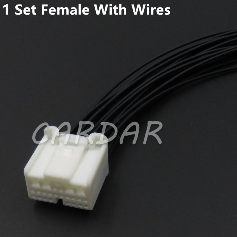 24 Pin Car Electric Wire Docking Adapter 1746864-1 1318756-1 90980-12560 Car Module Socket for Toyota Lexus 12149