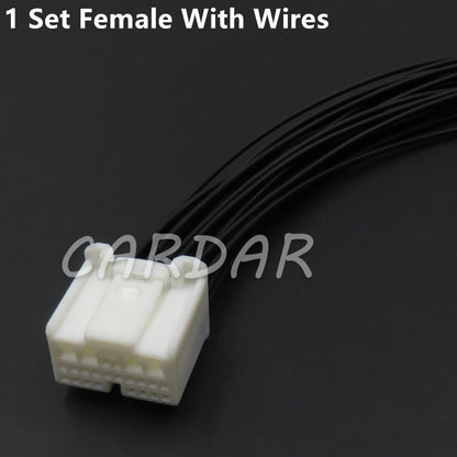 24 Pin Car Electric Wire Docking Adapter 1746864-1 1318756-1 90980-12560 Car Module Socket for Toyota Lexus 12149