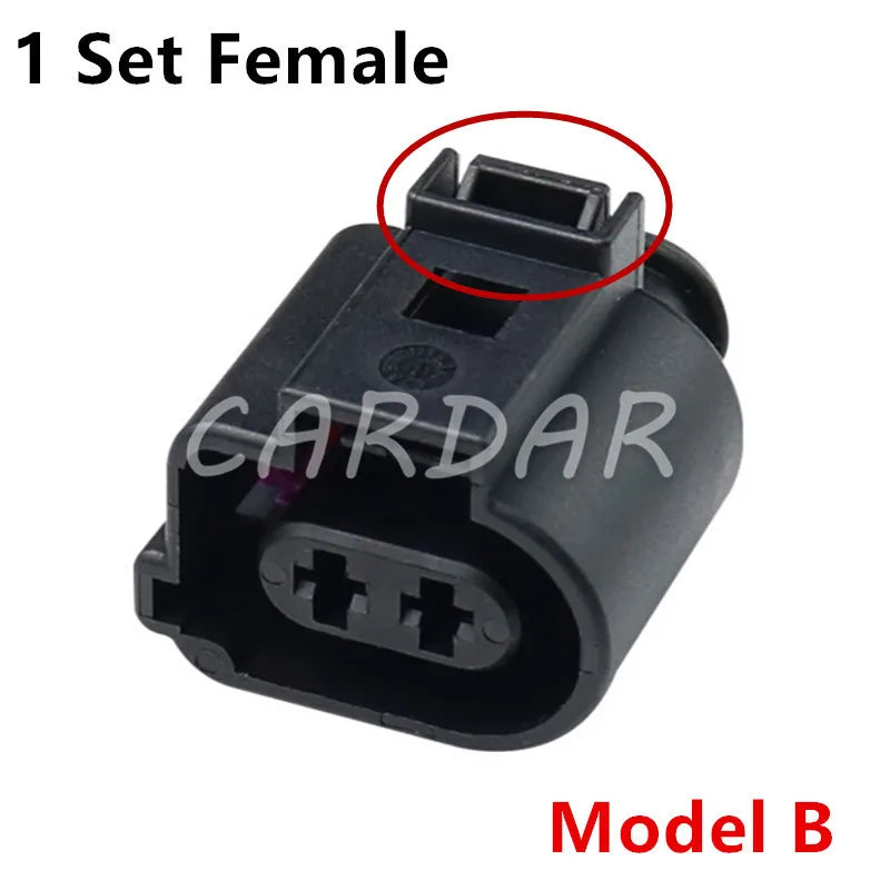 2 Pin 1J0973722A 1J0973822A Car Wiring Connector 2-1355339-2 2-1355200-2 Auto Accessories Automobile Waterproof Socket