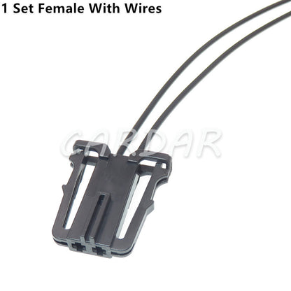 2 Pin 1J0971972 Auto Audio Speaker Socket Cable Plug 1J0 971 972 For VW Trunk Audi