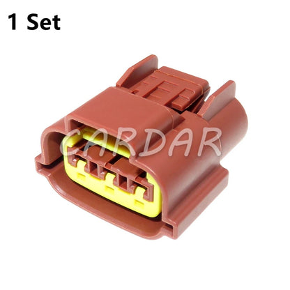 3 Pin 6098-0142 Automotive Ignition Coil Plug Waterproof Connector TPS Throttle Position Sensor Socket For Nissan