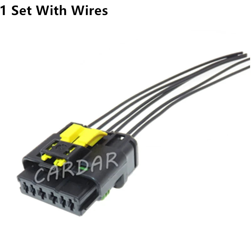 6 Pin 1.5 2.8 Series Auto Waterproof Composite Socket Auto Modification Accessories Electrical Connector