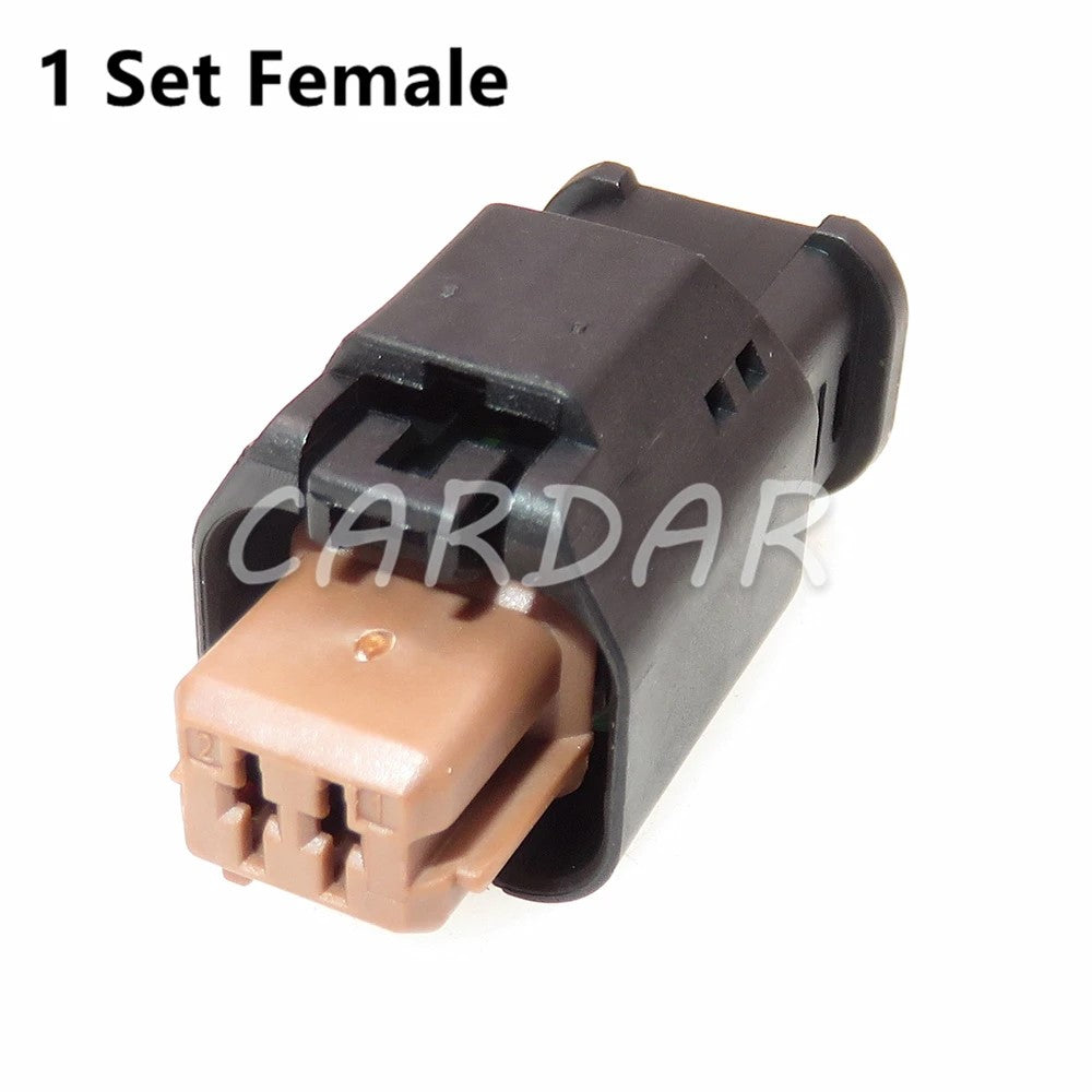 2 Pin 1801175-6 Automobile Sensor Wire Socket for Peugeot Citroen 1801174-6 Car Headlight Connector