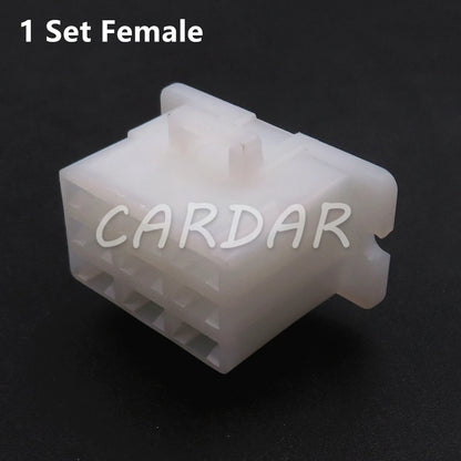 9 Pin 6.3 Series Automobile High Current Unsealed Cable Socket Car Plastic Housing Connector 6120-2093 6110-4593