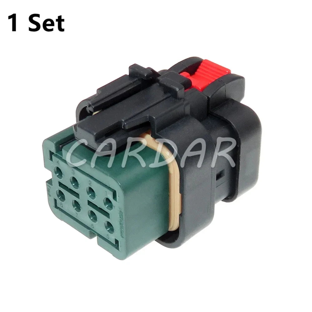 8 Pin 1.6 Series Green Auto Cable Harness Socket Car Sealed Wire Connector Automotive Waterproof Plug