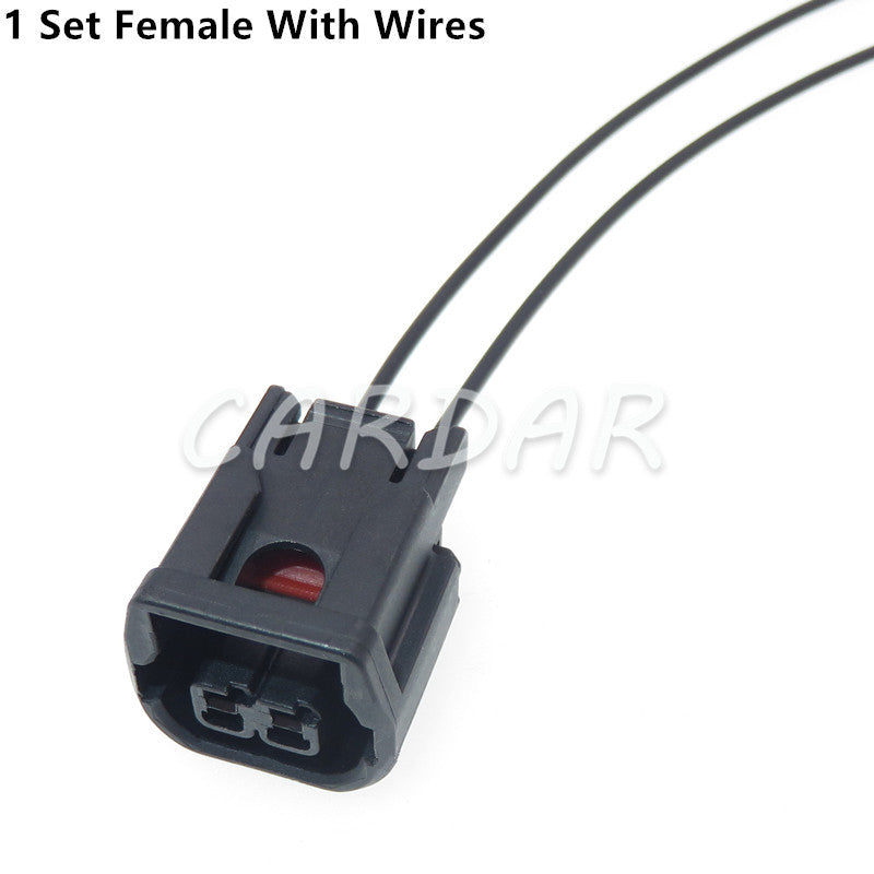 2 Pin 6181-6851 6189-7408 LED Light Conenctor Fog Lamp Cable Waterproof Plug For Honda