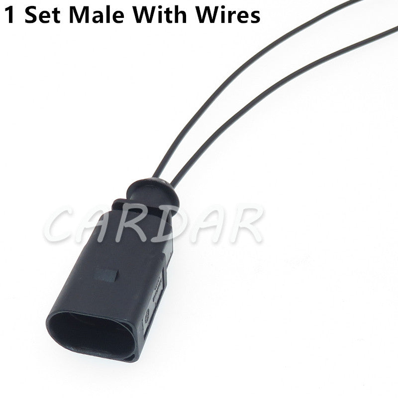 2 Pin 1.5mm 1J0973802 1J0973702 Auto Temp Sensor Plug Deflation Valve Plug Waterproof Electrical Wire Socket