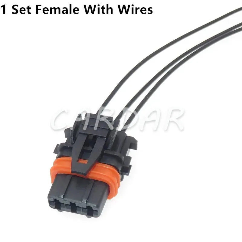 3 Pin 368161-1 Car Wiring Terminal Waterproof Socket For Hyundai Idle Motor/Intake Pressure Sensor