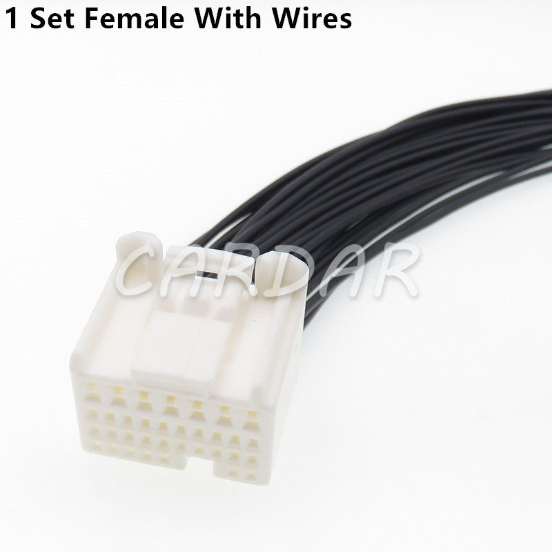 34 Pin 1123337-1 Automotive Connector Female Socket With Terminals For Nissan
