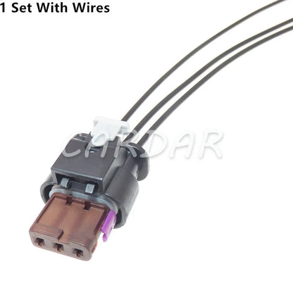 3 Pin 4F0973703A Car Reversing Radar Socket Electric Wiring Harness Connector 4F0 973 703 A For VW Audi Land Rover