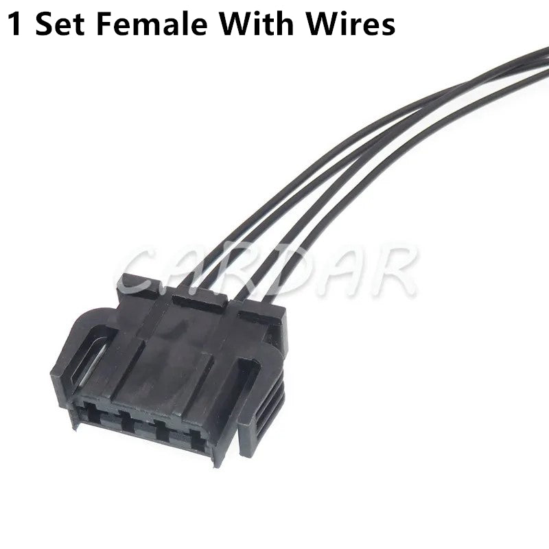 4 Pin 893971634 Auto Connector Socket With Terminals For VW 893 971 634