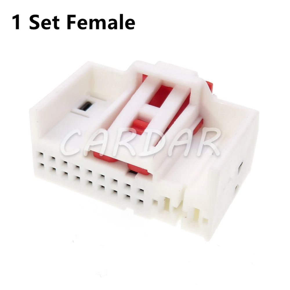 20 Pin Miniature Auto Low Power Female Cable Socket Car Unsealed Male Plug Auto Composite Connector