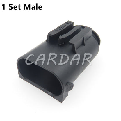 6 Pin 1-967616-1 1-967587-3 Miniature Automotive Throttle Sensor Electric Wire Plastic Housing Waterproof Socket