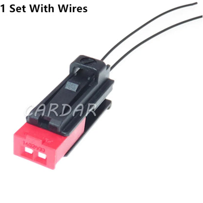 2 Pin 0.6 Series Automobile Cable Harness Connector Unsealed Electric Wire Socket With Terminal 1452599-1 1452600