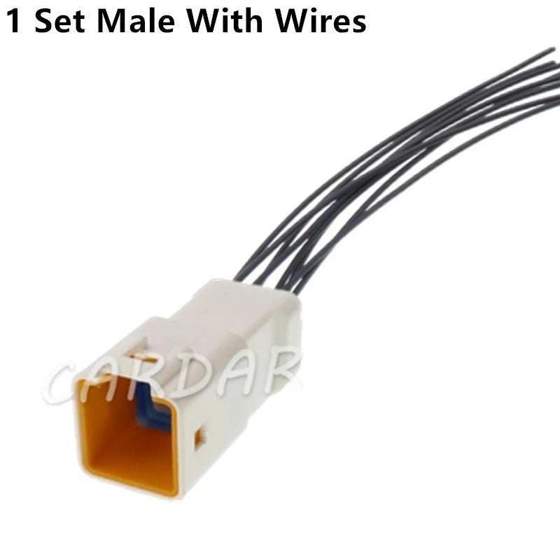 8 Pin JST08R-JWPF-VSLE JST08T-JWPF-VSLE Waterproof Connector Cable Socket For Rearview Mirror Heating Plug