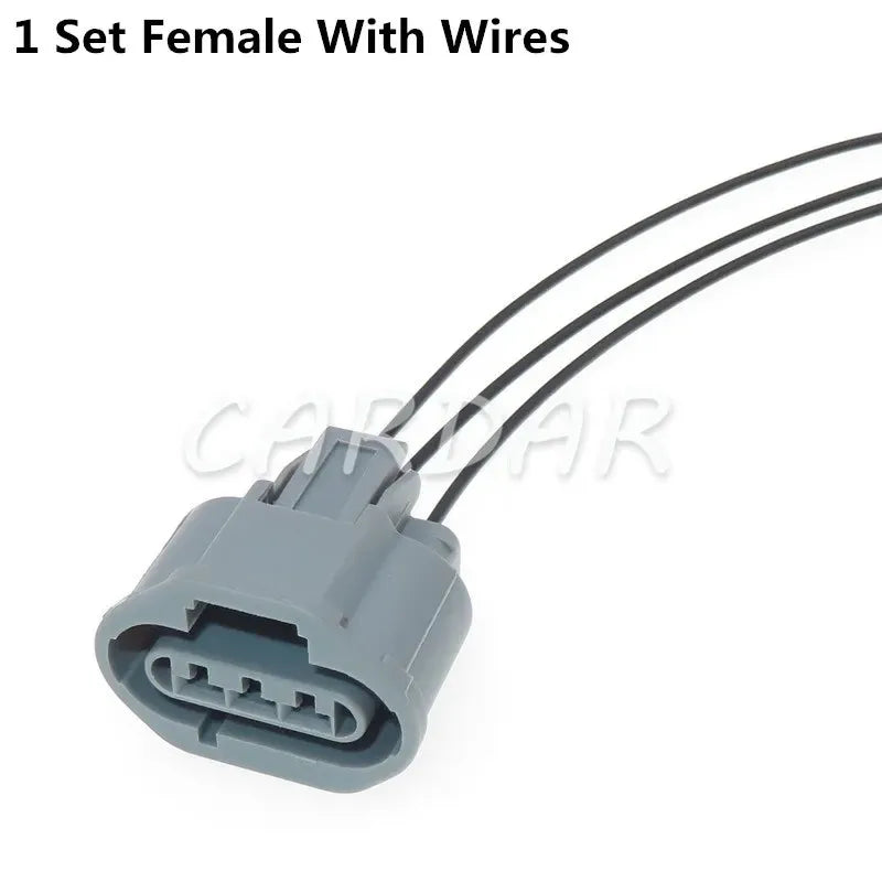 3 Pin Left Slot 7183-1334-30 Waterproof Car Automotive Cable Socket For Car