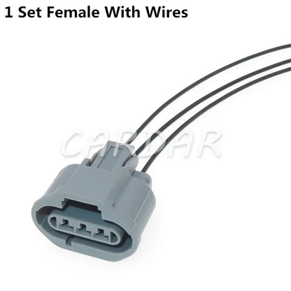 3 Pin Left Slot 7183-1334-30 Waterproof Car Automotive Cable Socket For Car