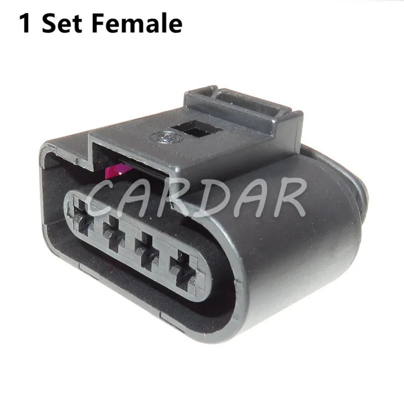 4 Pin 1J0973724 1J0973824 3.5 Series Ignition Coil Plug 1534159-1 Automotive Oxygen Sensor Socket Connector For VW Audi