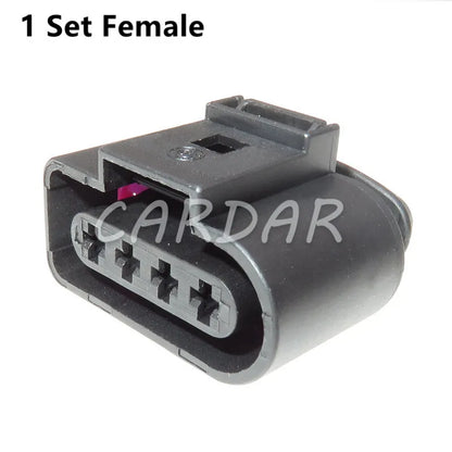 4 Pin 1J0973724 1J0973824 3.5 Series Ignition Coil Plug 1534159-1 Automotive Oxygen Sensor Socket Connector For VW Audi