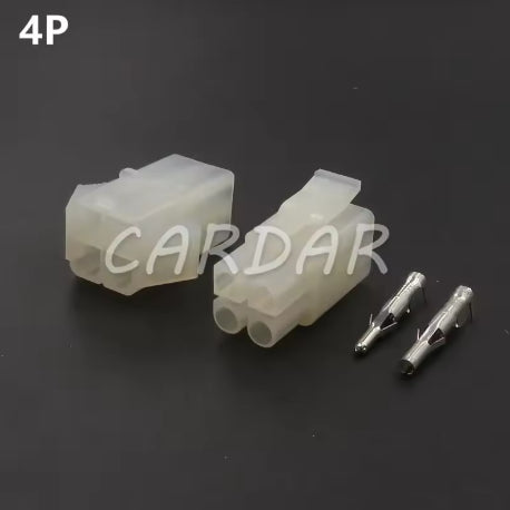 L6.2 Tamiya Large Battery Male Female Plug Set Big Tamiya Style Nickle Pin Connector Unwired 6.2mm Pitch Socket For RC Hobby