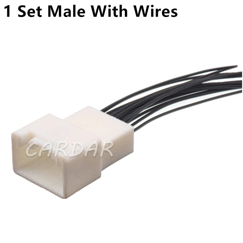 16 Pin Car Wiring Connector High Quality Automobile Replacement Socket Parts Auto Unsealed Electrical Adapter
