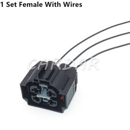 3 Pin Car Electronic Fan Plug Auto Large Current Socket Automobile Cable Connector X1 X3 E90 E92 F18 F02
