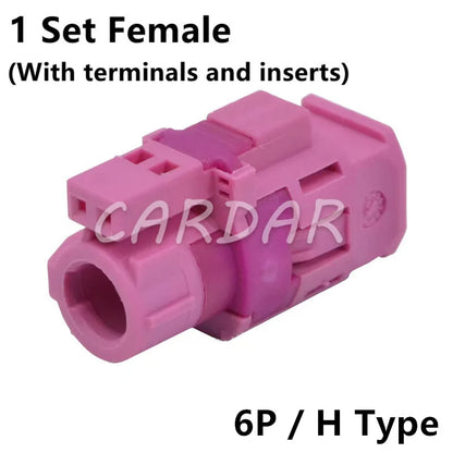 LVDS 6 Pin HSD Connector Automotive Socket Universal Auto Audio Modification Plug