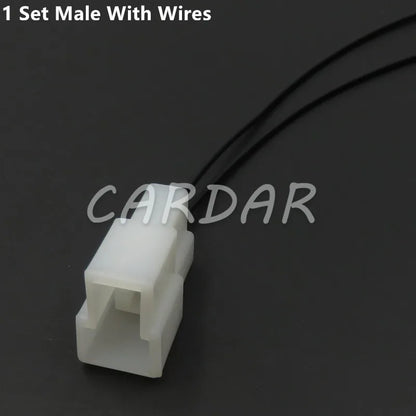 2 Pin 6.3mm Map Sensor Connector Plug Auto Wiring Harness Socket For Toyota