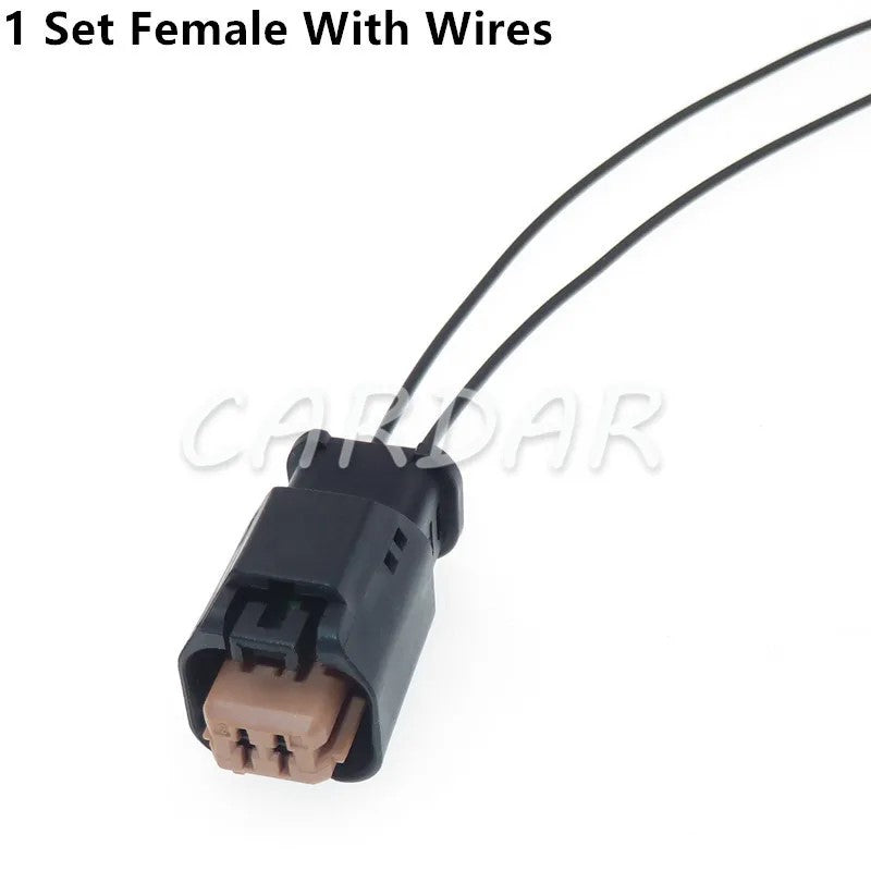2 Pin 1801175-6 Automobile Sensor Wire Socket for Peugeot Citroen 1801174-6 Car Headlight Connector