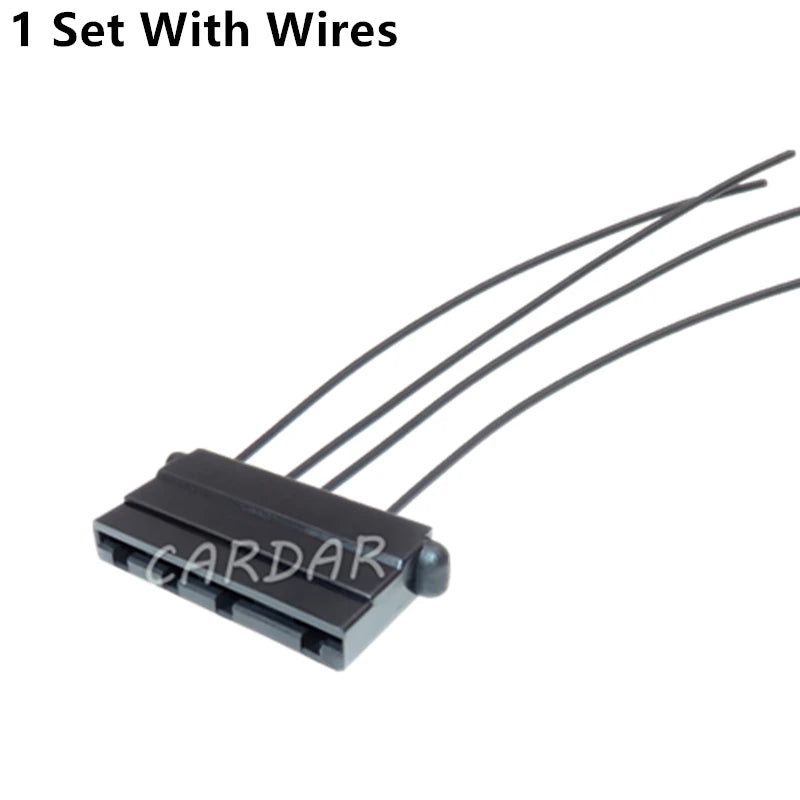 4 Pin 6.3 Series High Current Wiring Socket Plastic Housing Unsealed Connector For Automobile