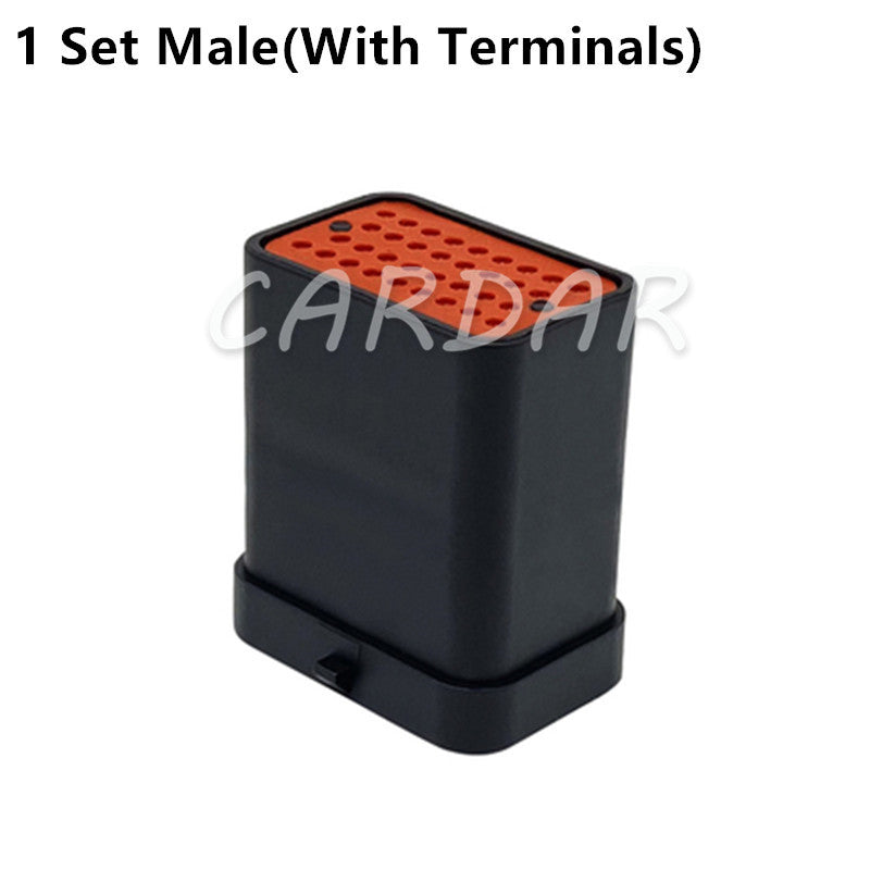 34 Pin 4-1437290-1 6437288-2 6437288-2 AMP Superseal 1.0 Auto Connector Car ECU Plug With Terminals