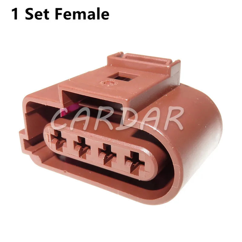 4 Pin 1J0973824A 1J0973724A 3.5mm Waterproof Auto Oxygen Sensor Plug Harness Connector Sockets For VW
