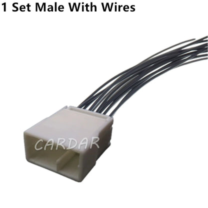 14 Pin Car Male Plug Female Socket Auto Plastic Housing Unsealed Replacement Connector 917604-1 917531-1