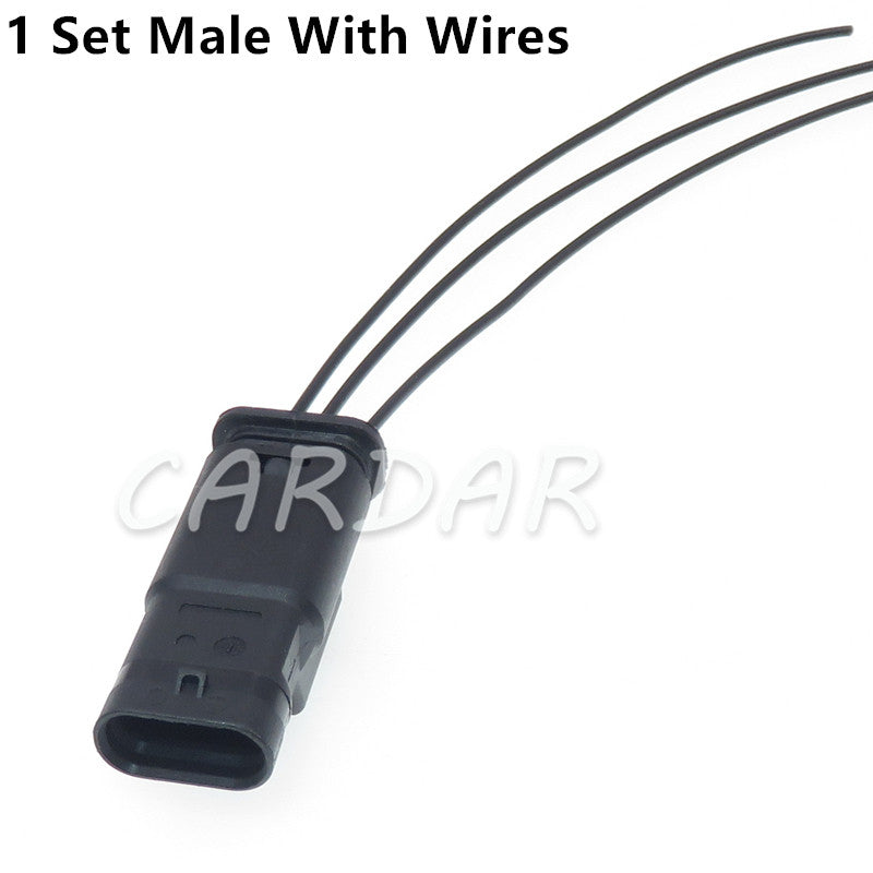 3 Pin 872-858-541 Reversing Radar Detector Conenctor Electric Socket Waterproof Camshaft Sensor Plug For VW Touareg