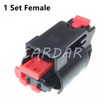 2 Pin 0.6 Series Auto Wiring Harness Female Socket Automobile Waterproof Connector 1-1438608-5