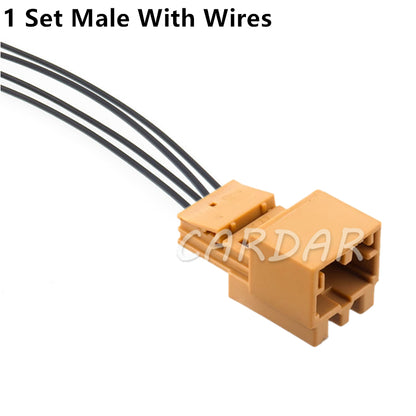 4 Pin 8K0972994A 8K0973754A Auto Background Light Rearview Mirror Wiring Socket For VW Audi 1241194-2 1670988-2