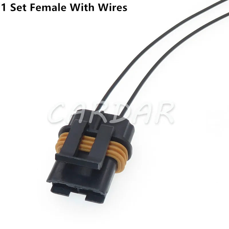 2 Pin 12033731 12033769 12103172 12034269 6.3mm Sealed Socket For Inline Fuse Wiring Automotive Connector