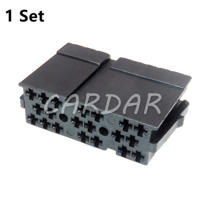 20 Pin Black Auto Electric Wire Unsealed Connector High Quality Car Socket Automobile Plastic Housing Plug