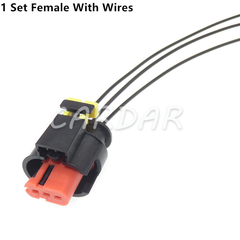 3 Pin 284425-1 284426-1 Waterproof Automotive Connector Sealed Sensor Socket Fuel Diesel Injector Ignition Coil Plug