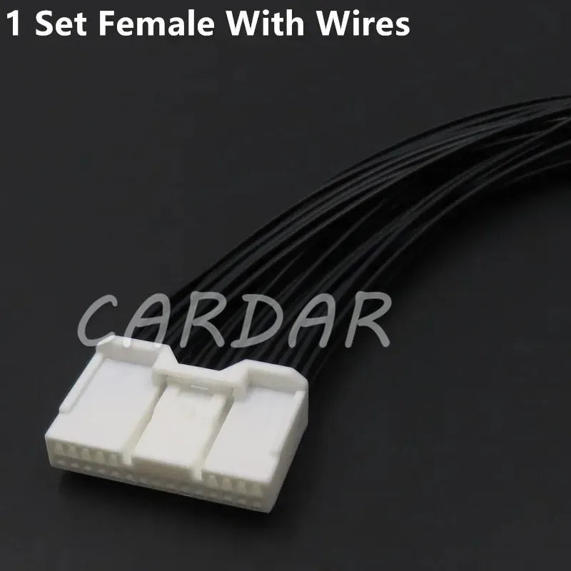 24 Pin Car Navigation Main Engine Small Current Unsealed Socket For Toyota Lexus 6098-4010 Automobile Wiring Harness Plug