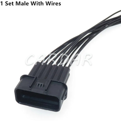 12 Pin 6181-6784 6189-7410 Auto Waterproof Connector Electrical Automotive LED Light Socket For Honda