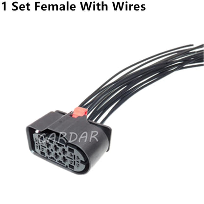 14 Pin Car Wire Waterproof Socket For Benz 2294945-1 1-2294950-1 1-2294951-1 1-2294952-1 A0005459319 A0005454120