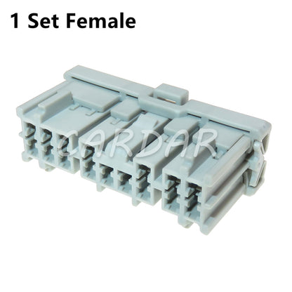 16 Pin 6098-0256 Car Cable Socket For Honda 6098-0255 Automobile Wiper Headlight Combination Switch Unsealed Connector