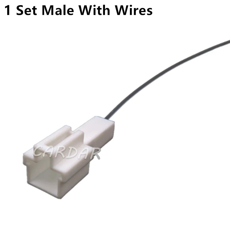 1 Pin 4.8 Series Automotive Electrical Cable Harness Connector Male Female Wiring Socket 7282-1210 6098-0822 7283-1210
