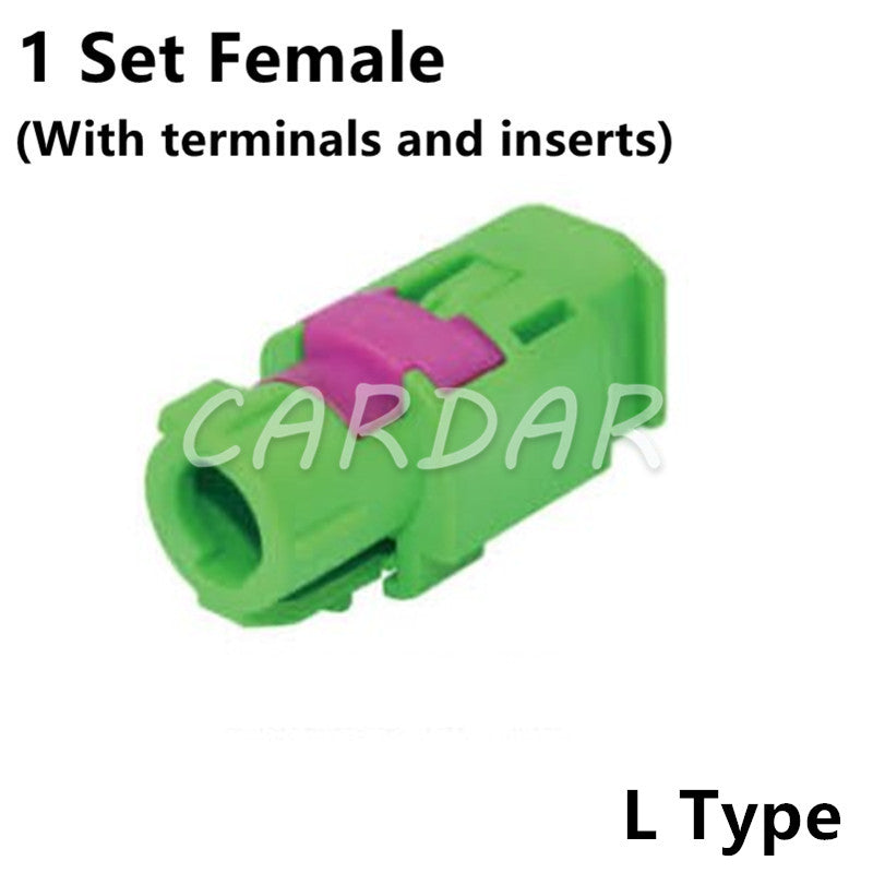 LVDS 4 Pin Connector Female Automotive Socket Universal Auto Modification Plug
