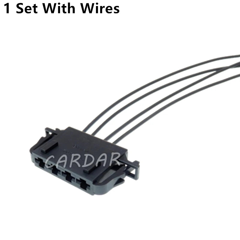 4 Pin 6.3 Series 1J0972754 Auto Manual Blower Resistance Wiring Socket For VW Tiguan Audi Skoda Sagitar