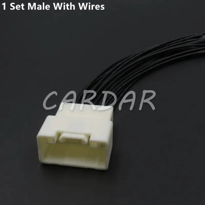 22 Pin Automotive Male Female Docking Wire Connector Car Unsealed Cable Socket 7282-5834 7283-5834
