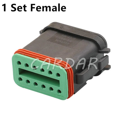 12 Pin DT06-12SA-E003 DT04-12PA-E003 Auto Waterproof Connector Black Socket DT06-12S DT04-12P DT06-12SA DT04-12PA